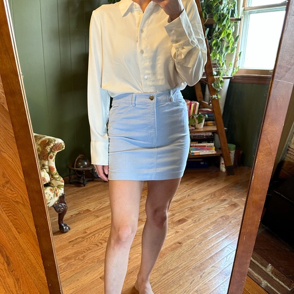 Baby blue forever 21 mini skirt - Picture 2 of 5